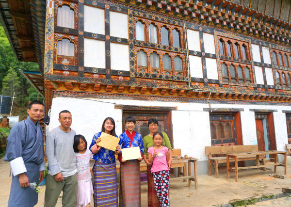 ブータン　国際支援の現場視察と農業ボランティア６日間
