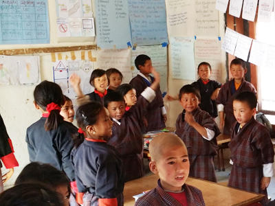 ブータンの小学校で特別授業を行う意味